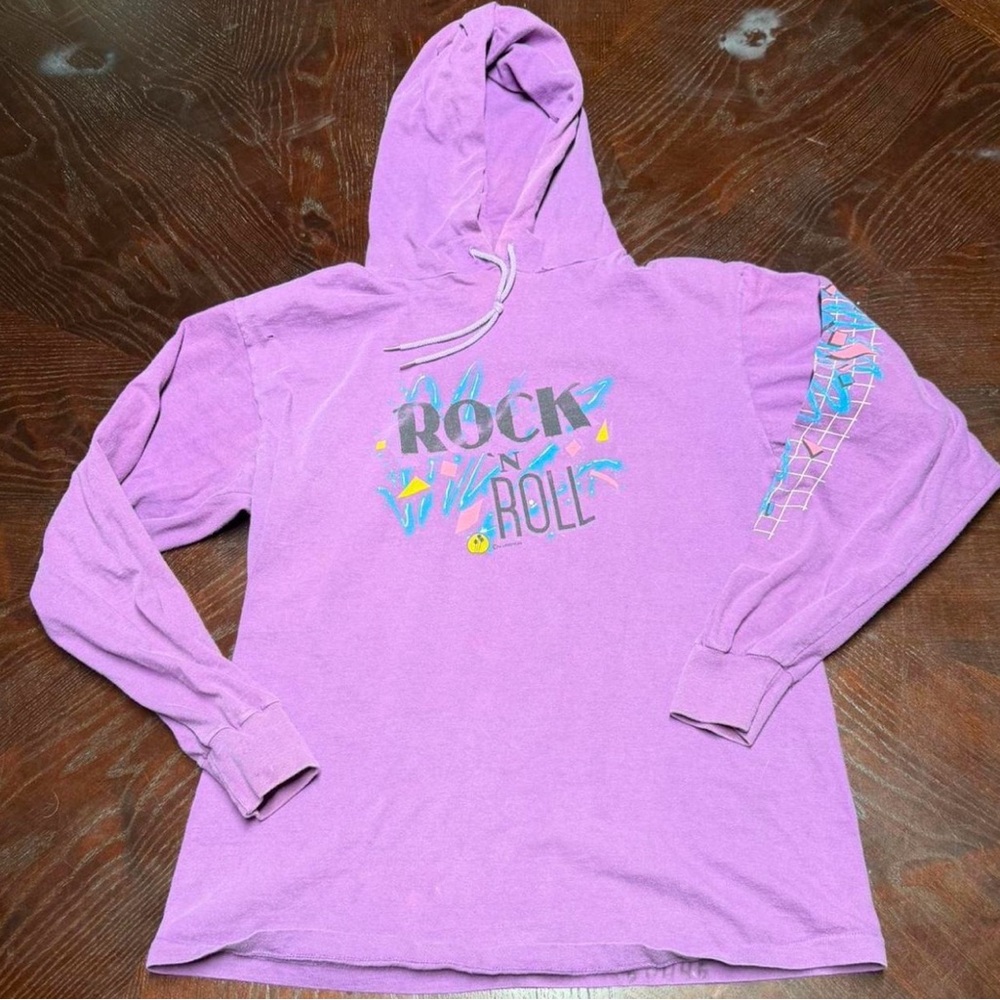 Purple Rock and Roll Hoodie